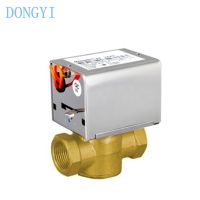 3/4 quot; Central Air Conditioning Electric Valve Actuator Fan Coil Electric Two way Valve Regulating Solenoid Valve DN20