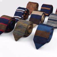 7cm fashionable British mens formal tie Korean casual knitting versatile pointed tie