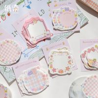 Dimi 30Sheets Kawaii Girl Series Memo Pad Cherry Blossoms Sakura Bear Cute Cartoon Note pad DIY Scrapbooking Accessories Planner