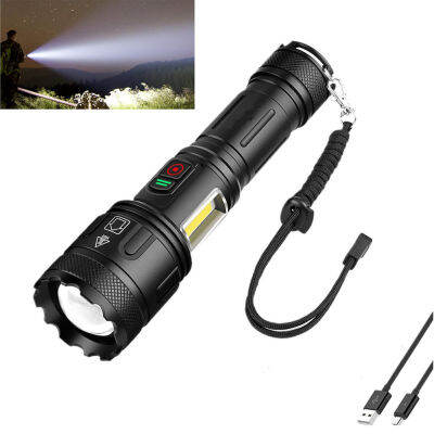 GO FOLLOW Lumens LED Waterproof Flashlight Aluminum Housing Retractable Zoom Ultra Bright Flashlight For Outdoor Use