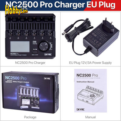 ② NC2500 Pro Dc 12V 3A Aa/aaa Nimh/nicd แบตเตอรี่มัลติฟังก์ชั่น4โหมดการทำงานเครื่องชาร์จวิเคราะห์สำหรับการชาร์จ