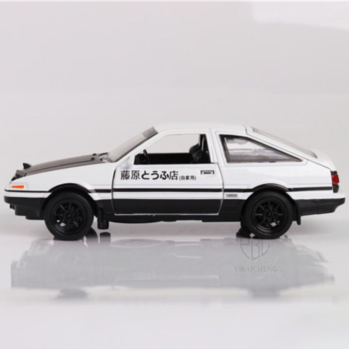 1-32-ae86โมเดลรถเบื้องต้น-d-corolla-รถ-ae86อัลลอยด์สีดำ-ขาวสำหรับเด็กผู้ชายโมเดลรถญี่ปุ่น-trueno-metal-diecast-ดึงกลับซูเปอร์คาร์สำหรับเด็กผู้ชาย