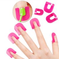 26pcs Manicure Nail Gel Model Nail Clip Edge Polish Glue Overflow Prevent Tool Nail Art tool Sticker Accessories