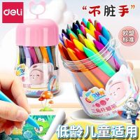 Powerful crayon not dirty hands children safe non-toxic painting oil painting stick kindergarten special washable plastic brush