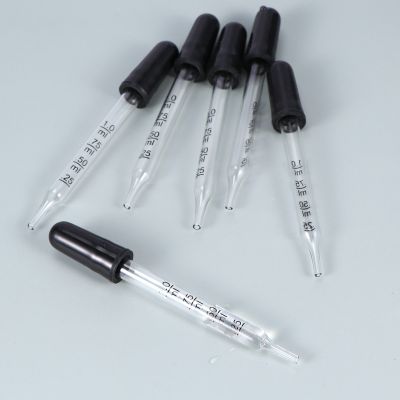 【YF】❀☒  Shot Test Tubes With Lids Graduated Dropper Pipettes 1ml Glass Oils Pipette with Scale Rubber