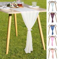 hotx【DT】 Sheer Luxury Colorful Table Rustic Boho Wedding Bridal Shower Birthday Decoration