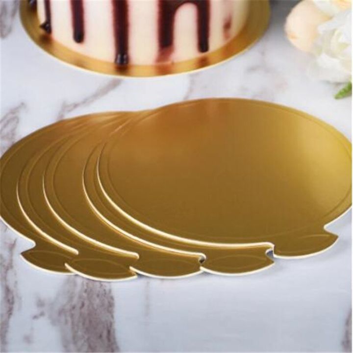 100ชิ้น-ronde-แผ่นรองเค้ก-goud-papier-cupcake-ของหวานถาดการ์ดตกแต่งเค้กเค้ก-bakken-ฮาร์ด-papier-pad-bakken
