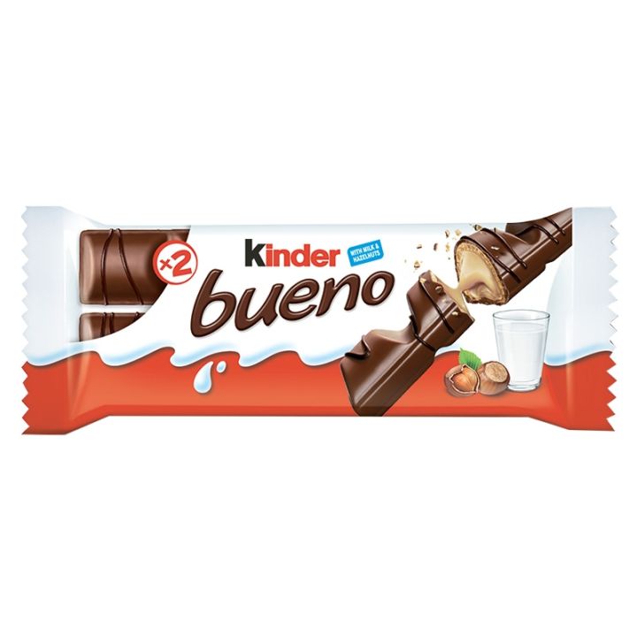 Kinder bueno คินเดอร์ บรูโน ช็อกโกแลตนม 43 กรัม