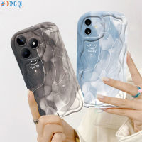 เคสสำหรับ Realme C53 C51 C55 C30s C30 C35 C15 C12 Realme 11 10 5S 5 6i C25Y C21Y C11 C3 C33 9i 7i 3D ขอบคลื่น8i C2 6 Pro Lucky Smiley เนื้อหินอ่อนนิ่มกันกระแทกเคสครอบโทรศัพท์