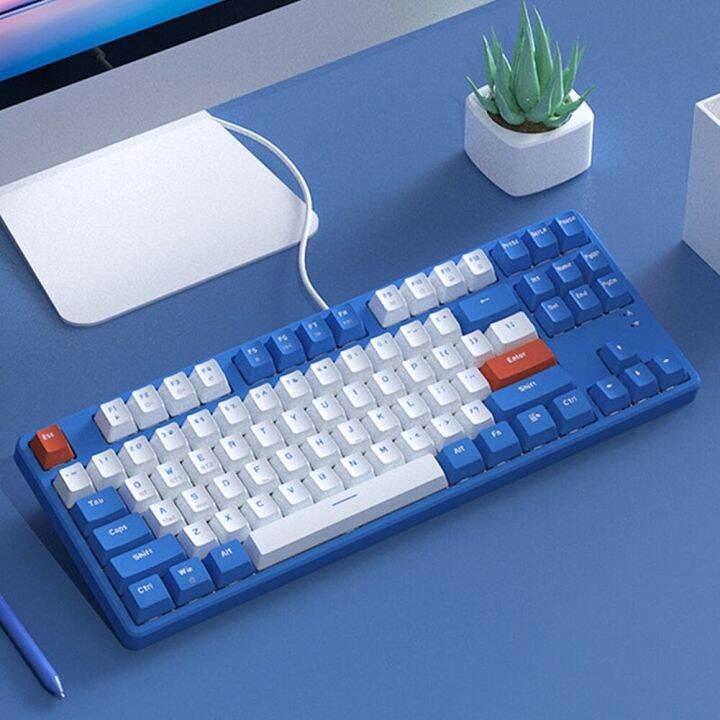 Ajazz AK871 Wireless Gaming Mechanical Keyboard 2.4G Wireless Bluetooth