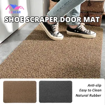 Indoor Doormat Absorbs Mud Non Slip Door Mat Front Door Inside Floor Dirt  Trapper Mats Cotton Entrance Rug Shoes Scraper Carpet - China Doormat and  Cotton Mat price