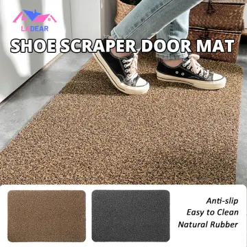 Home Scrape Door Mats Outdoor Indoor Dirt Trapper Mat Dustproof Non Slip  Doorway Doormat for Entrance