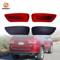 Rear Bumper Reflector Red Reflective Tail Light Car Exterior Accessories for Jeep Grand Cherokee Summit 2014 2015 2016 2017 2018