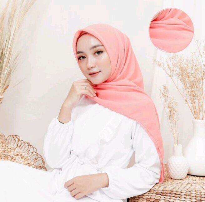 HIJAB BELLA SQUARE SEGI EMPAT / JILBAB SEGIEMPAT BELLA SQUARE WARNA ...