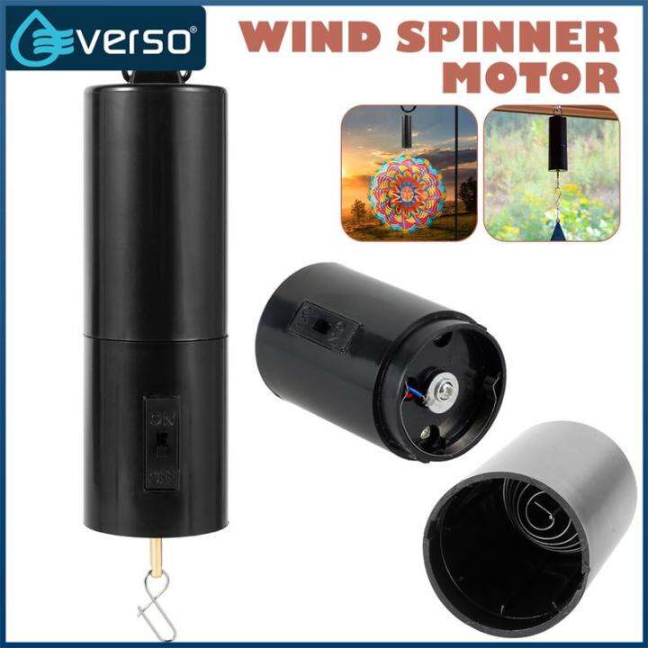 Everso Hanging Rotating Motor Battery Powered Wind Spinner Motor with 6