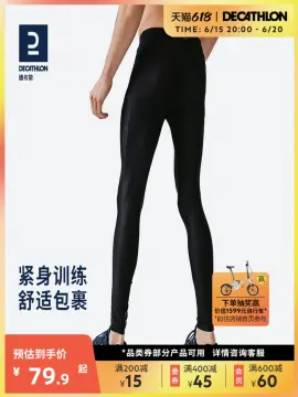 DECATHLON Womens Black Polyester Capri Leggings Size 28 in L27.5 in Re –  Preworn Ltd