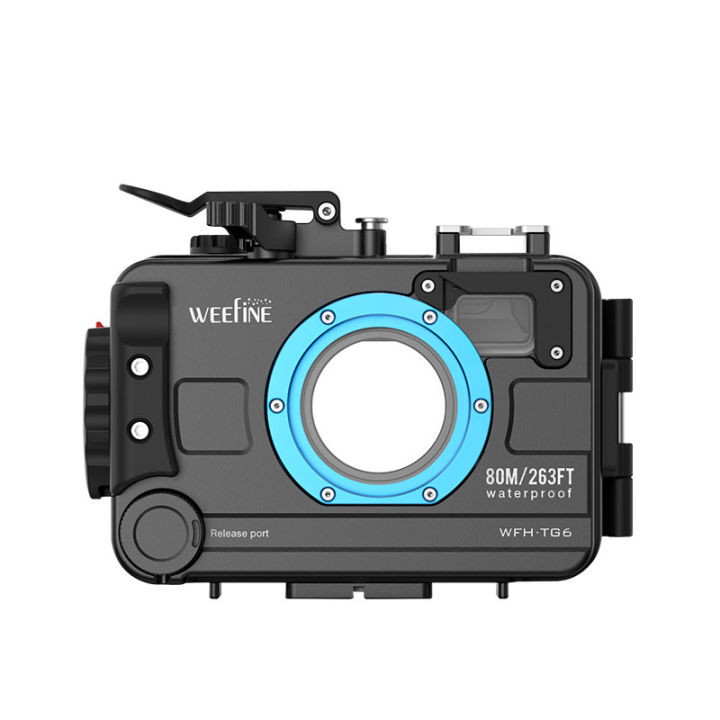 weefine-wfh-tg6-underwater-camera-housing-for-olympus-tough-tg5-tg6-waterproof-camera-casing-scuba-diving-snorkeling-equipment-tempered-glass-optic-and-features-a-m52-thread-mount-built-in-vacuum-syst