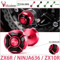 ✹ Motorcycle Frame Crash Pad ZX-10R ZX-6R Front Axle Sliders Protector For Kawasaki ZX 6R ZX6R NINJA 636 09-20 ZX 10R ZX10R 11-21