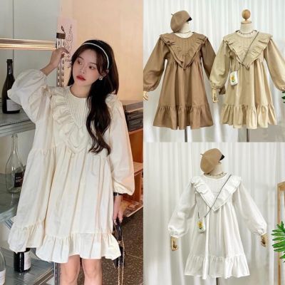 ⚡️ [พร้อมส่ง] เดรส oversize  #DD102