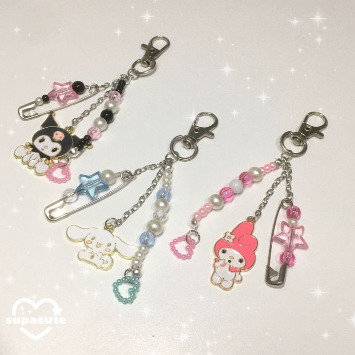 Sanrio Series Keychain Supacute Studio Curomi Melody Cinnamoroll ...