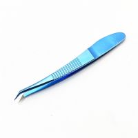 Titanium Eyelashes Tweezers Ophthalmic Tweezers Clamp Forceps Tool Clip Eye Surgery Instruments Eyelid Forceps