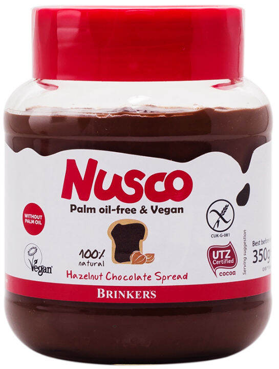 Nusco Palm OilFree and Vegan Hazelnut Chocolate Spread 750g Lazada PH