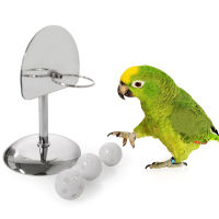 Bird Parrot Basketball Hoop Props ของเล่น Parakeet Balls เกมปริศนา Chew Play ของเล่น Bird Supplies