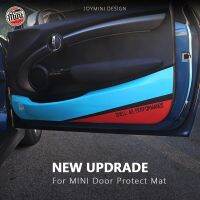 Carbon Fiber/Leather Sticker Car Inner Door Panel Protection Anti Kick Film Sticker For Mini Cooper F55 F56 R56 R60 F54 F60