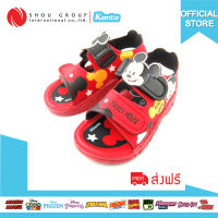 Kenta รองเท้าแตะ PVC รัดส้น ลาย Mickey Mouse รุ่นMK98-3แดง