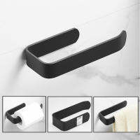 Toilet Paper Holder Tissue Roll Rack Hanger Matte Black Bathroom Accessories 304 Stainless Steel Wall Mount WC Paper Holder