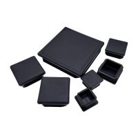 ：”{》： 2Pcs Steel Square Pipe Plug Plastic Furniture Leg Plug Anti Slip Feet Protector Pad Tube Cap Plug Cap Black Plug