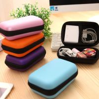 【LZ】๑♣✜  Carteira portátil Carrying Pouch Bag fone de ouvido Acessórios Mini Coin Purse USB Cable Case Headphone Storage Box Cor