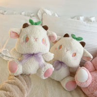 Kawaii แกะตุ๊กตาสัตว์ยัดไส้ของเล่นสำหรับเด็กนั่งแกะ Plushies โยนหมอนนุ่มขนยาวน่ากอด Alpaca ของขวัญของเล่นตุ๊กตา