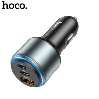 Hoco NZ9 95W อะแดปเตอร์ชาร์จโทรศัพท์มือถือ พลังงานสูง หลายพอร์ต 2 Type C+1USB QC 3.0 สําหรับรถยนต์ ag