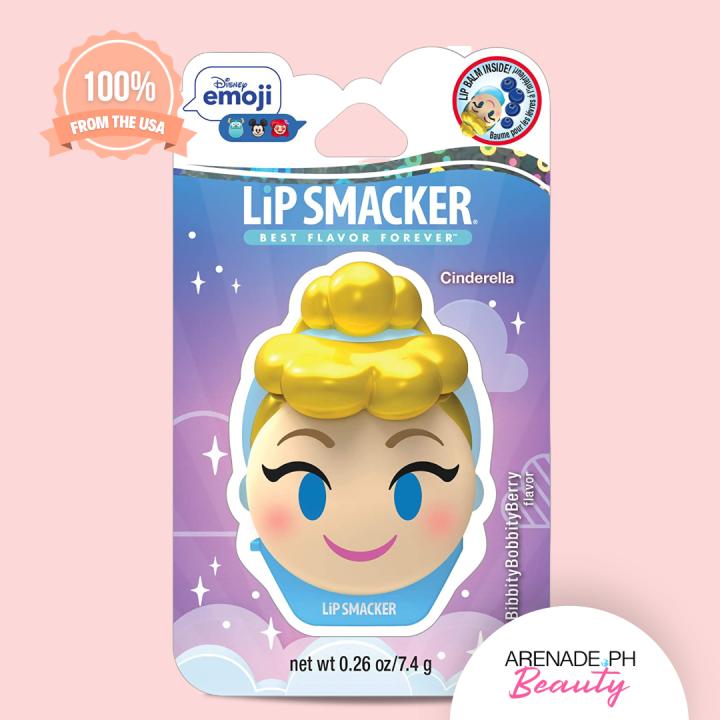 Disney Emoji Lip Smacker Cinderella #BibbityBobbityBerry Flavor 7.4 g ...