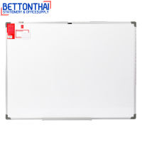 Deli 39034A Whiteboard กระดานไวท์บอร์ดแม่เหล็กขอบมน ขนาด 36 × 48 นิ้ว อุปกรณ์สำนักงาน กระดานไวท์บอร์ด เครื่องเขียน ไวท์บอร์ด ไวท์บอร์ดA4