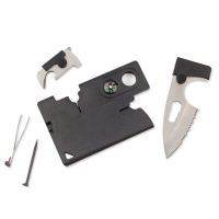 CHUNCHEN Outdoor 10 in 1 Multi Tool Portable Compass Camping Survival Card Mens