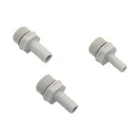 1/2 BSP Male Thread to 8mm 10mm 12mm Straight Connectors Barbed Pagoda Type Connection Coupling Joint Plastic Pipe Fittings 1Pc