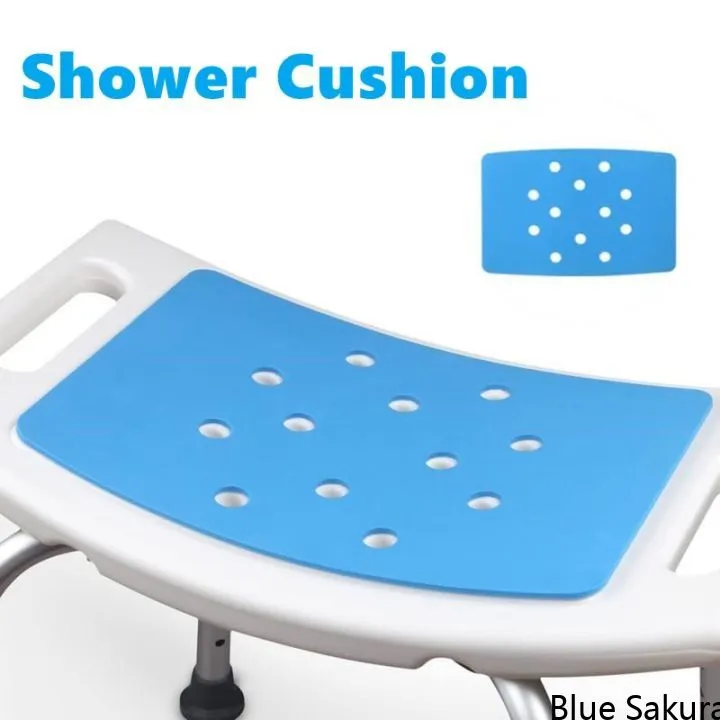 2PCS Bathroom Bath Chair Shower Stool Cushion Paste Antislip Warm EVA