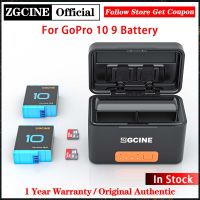 ZGCINE PS-G10 New For Gopro 10 9 Battery Mini Charging Box Charger Smart 5200Mah Power Bank TF Card Reader Battery Storage Case