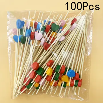 Cheap Disposable BBQ Crafts Natural Bamboo Skewers/Sticks with Decorative  Pink Flower - China Eco-Friendly Bamboo Skewers and Portable Bamboo Skewers  price