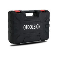 OTOOLSION Electric Drill Screwdriver Plastic Box For 25V 21V Impact Drill Suitcase Carry Case Handling Tool Box For Power Tools