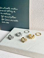 mija.stories - my essentials ring set เซ็ตแหวนสแตนเลส 3 วง