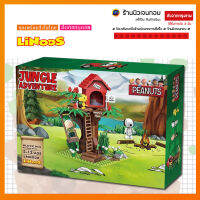 (แบรนด์แท้) เลโก้ Linoos Peanuts (snoopy) LN 8028 Jungle Adventure