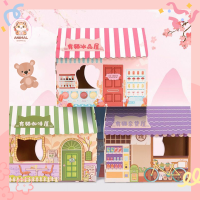 ?Animal Shopping? ?พร้อมส่ง?บ้านแมว พร้อมแผ่นลับเล็บ กล่องลับเล็บรูปบ้าน พร้อมแผ่นลับเล็บ กล่องลับเล็บแมว บ้านสัตว์เลี้ยง ที่ข่วน