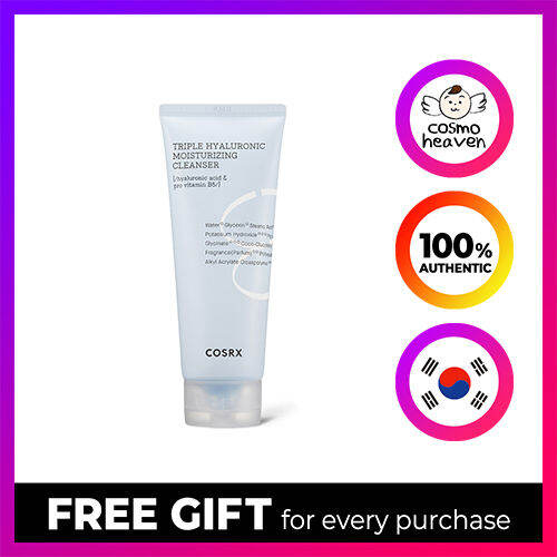 COSRX Hydrium Triple Hyaluronic Moisturizing Cleanser 150ml | Lazada