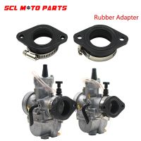 【cw】Motorcycle accessories ALconstar-Motorcycle Carburetor Adapter Inlet Intake Pipe Rubber Mat Fit on PWK 28/30mm 32/34mm Carburetor UTV ATV Pit Dirt Bike ！