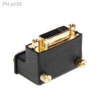 90 Degree Right Angled DVI 24 5 D DVI-I Digital Dual Link Male To Female Extension Adapter for hdTV LCD Monitor B2RC