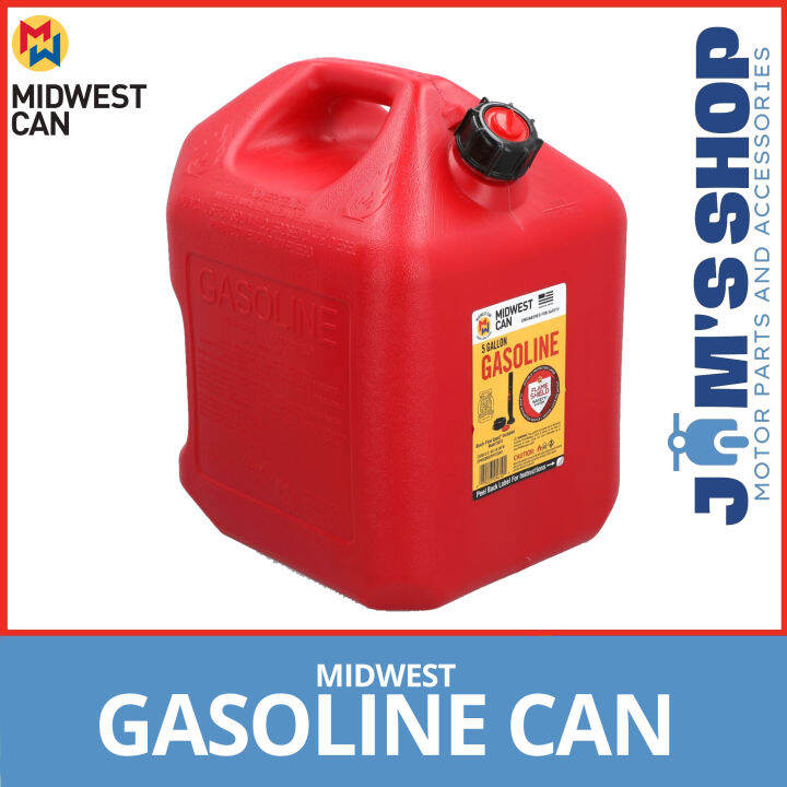 Midwest Can 5Gallon Gasoline Can Emergency Can Reserve Lazada PH