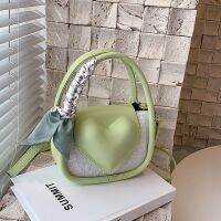 Niche Design Sense Stitching Love Bag Female New Style Girl Portable Small High-End Shoulder Temperament Cross-Body 【AUG】